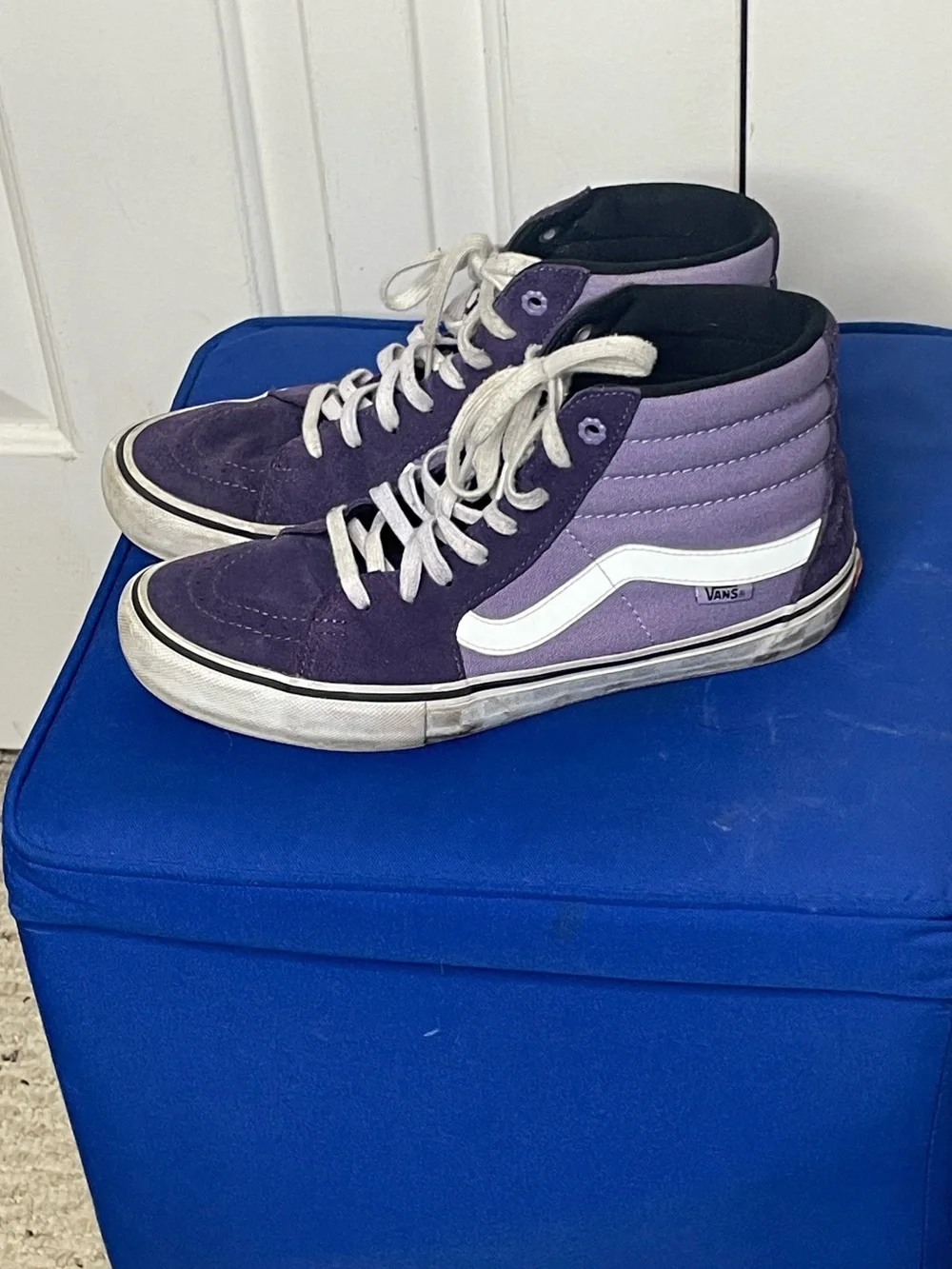 RARE Vans Lizzie Armanto Sk8 Hi PRO Purple Lilac Men’s 10.5